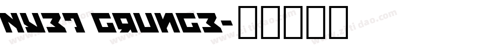 Nyet Grunge字体转换